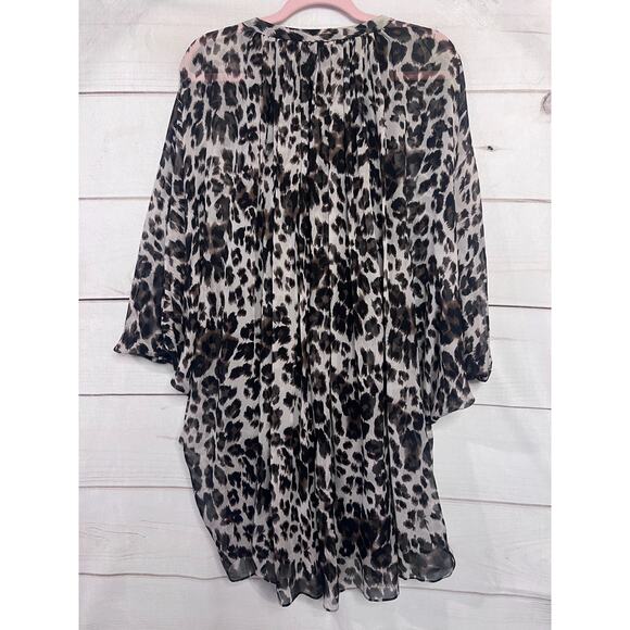 Diane Von Furstenberg Size 4 Dress Animal Print Chic Fun Flirty - Picture 2 of 7